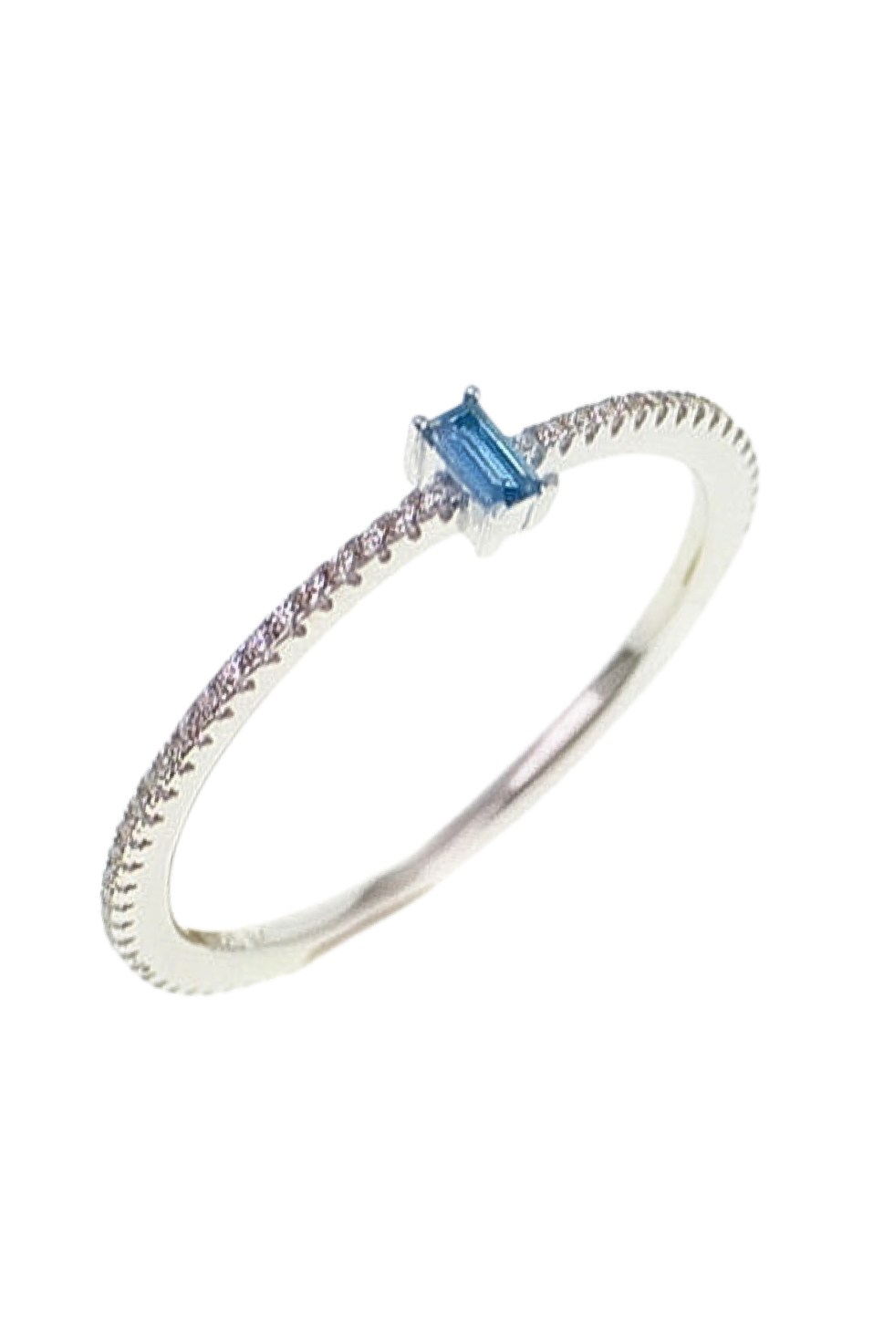 Mini light aqua baguette
