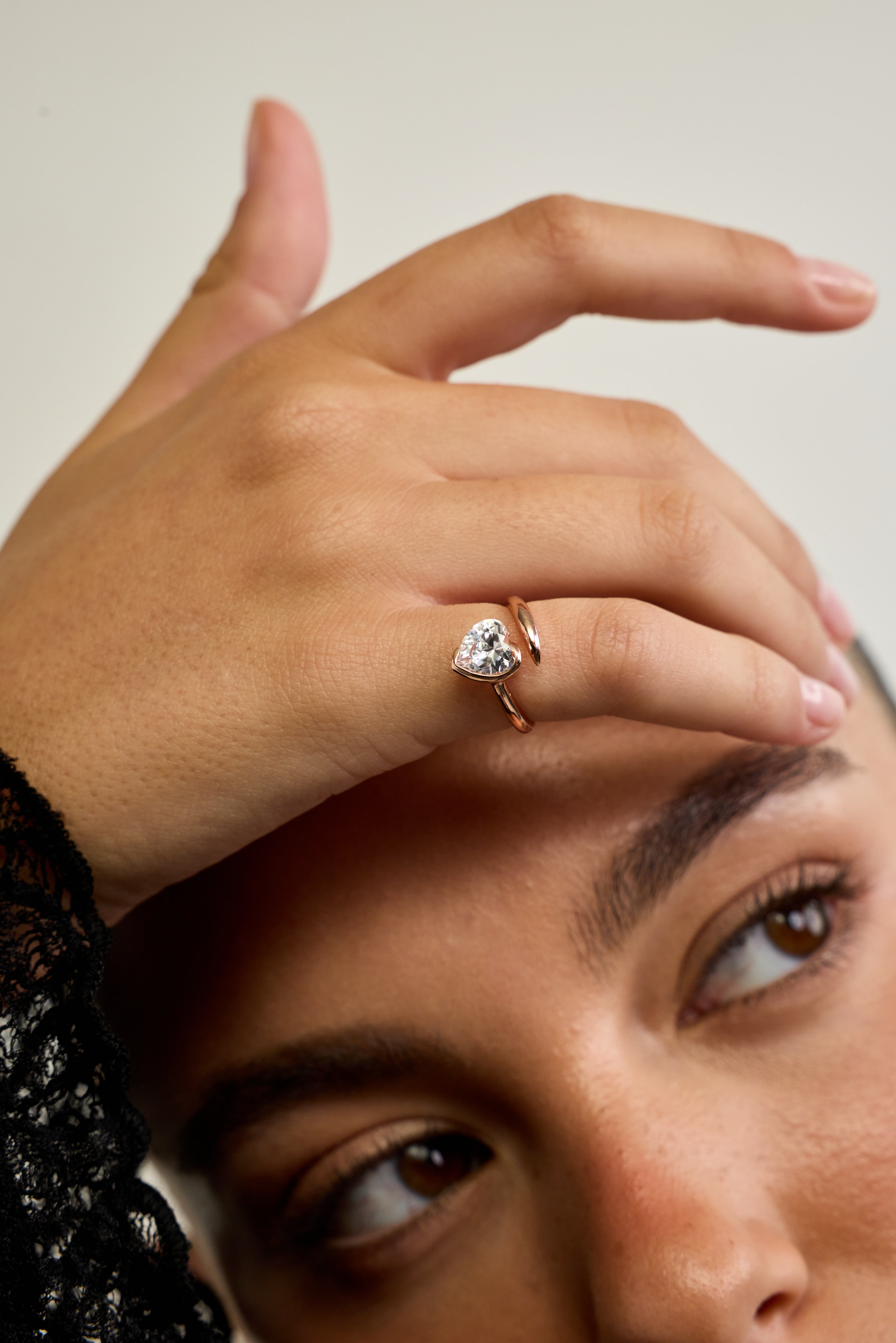 Ariel heart Ring