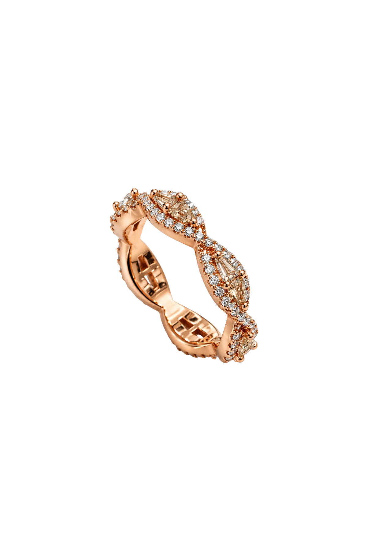 Ribbed Glow champagne