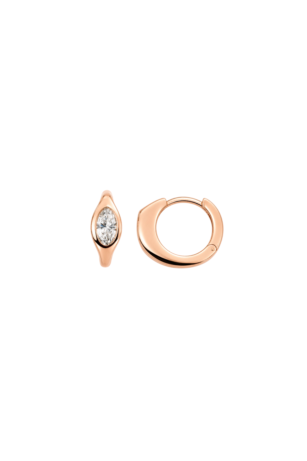 Sia mini oval Hoop Earrings