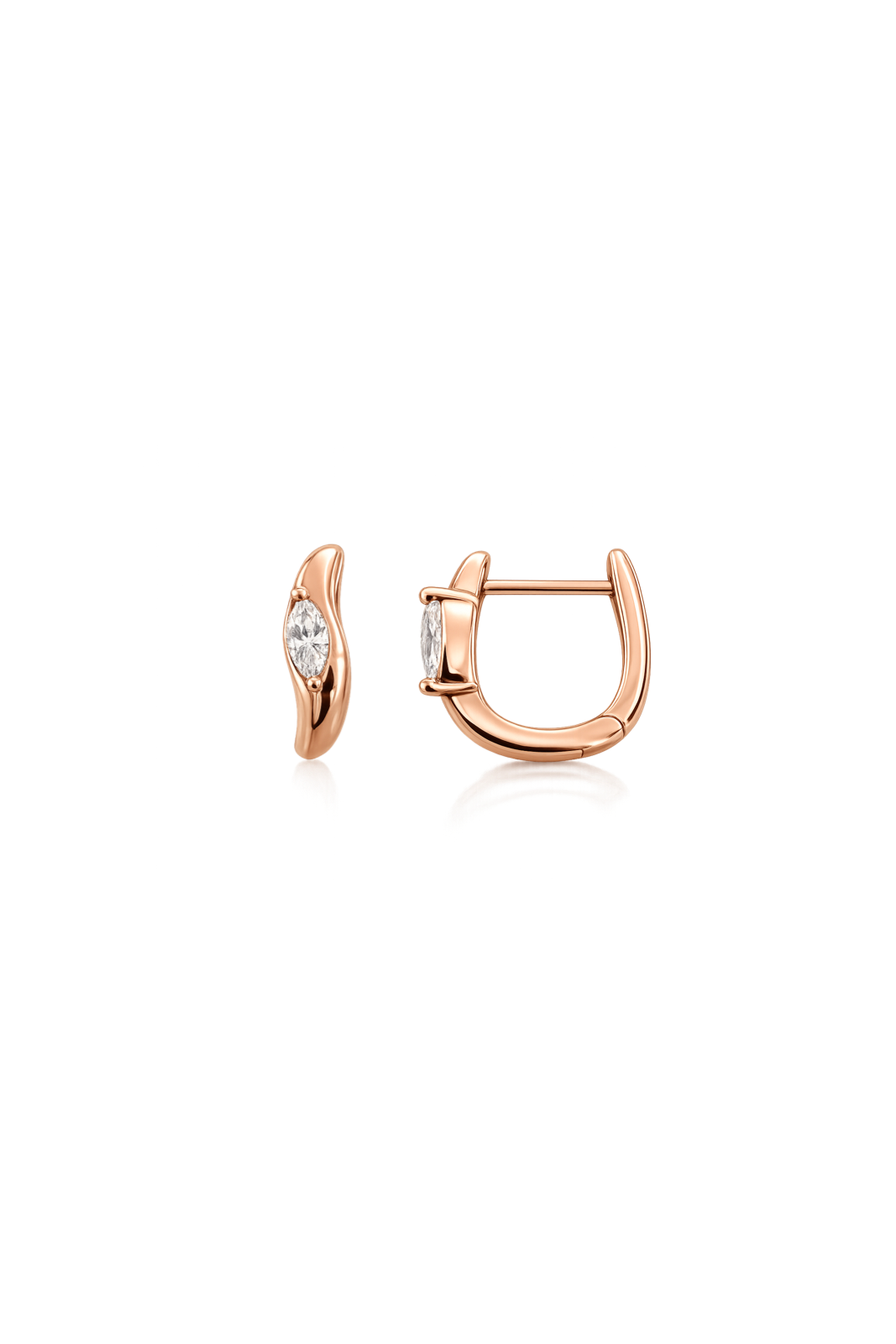 Sia mini drop Hoop Earrings